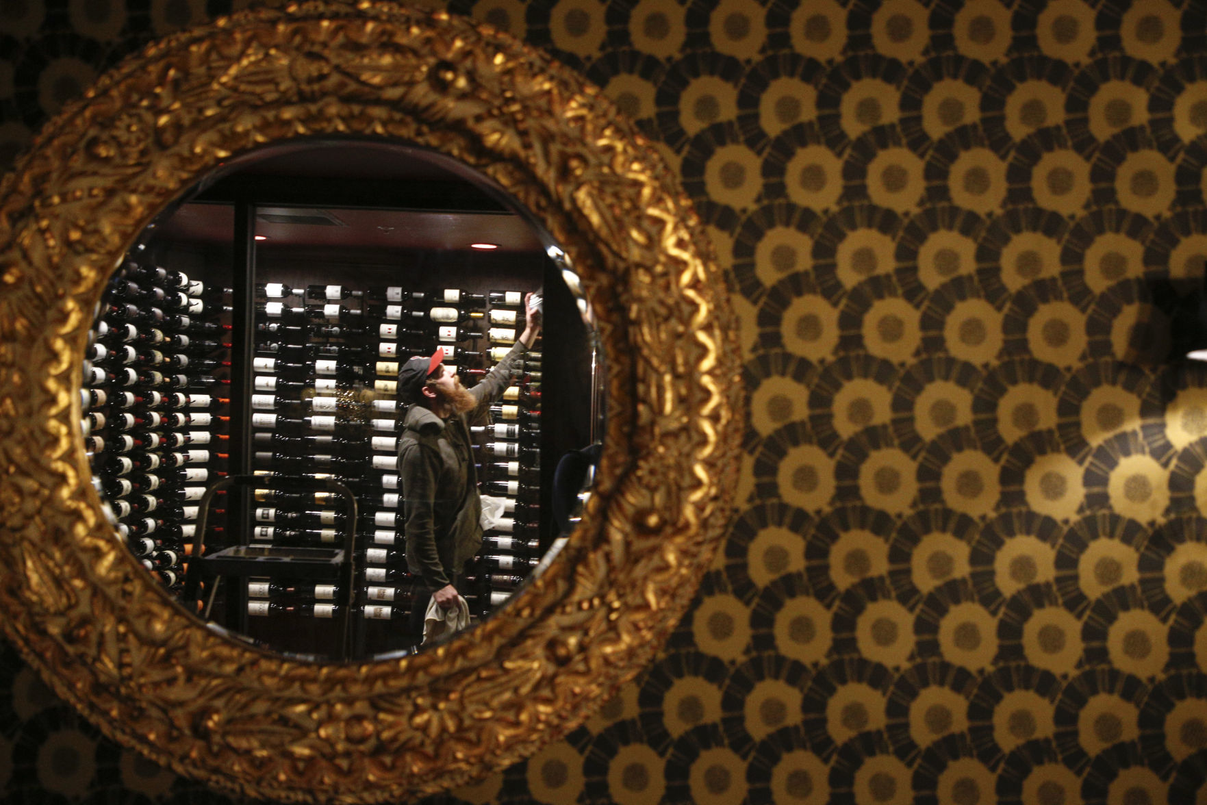 Celebrity Restaurant wine cellar